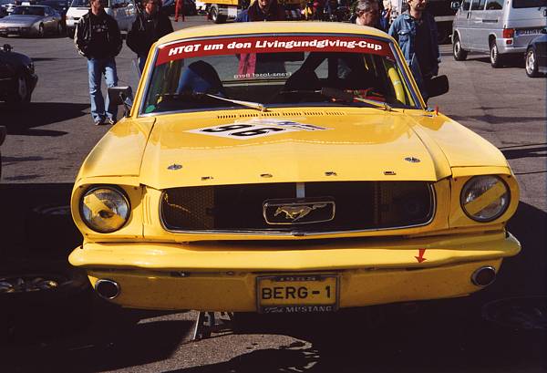 Mustang 96 aufgebockt